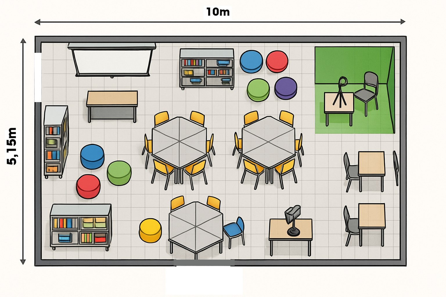 Planta Baixa da Sala de Inovação